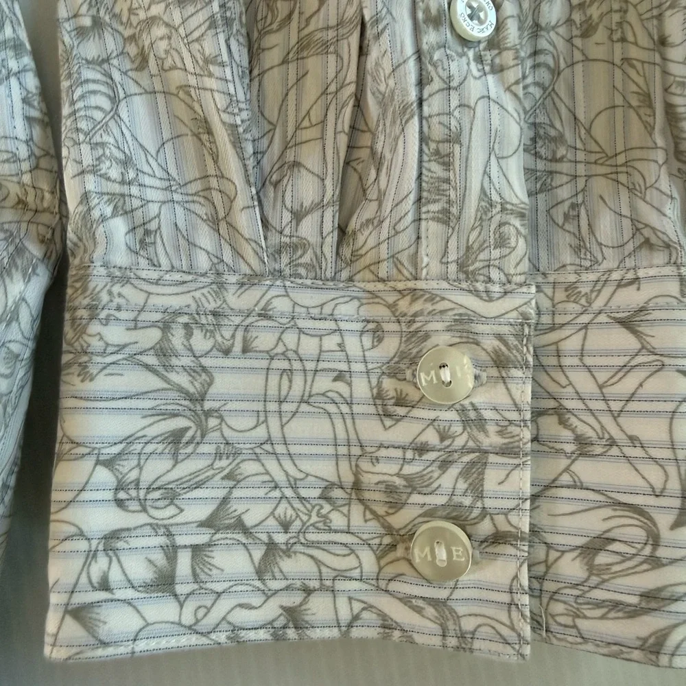 Marc Ecko Cut Sew Button Up Long Sleeve Mens XXL Women’s Graphic Print - Picture 8 of 14